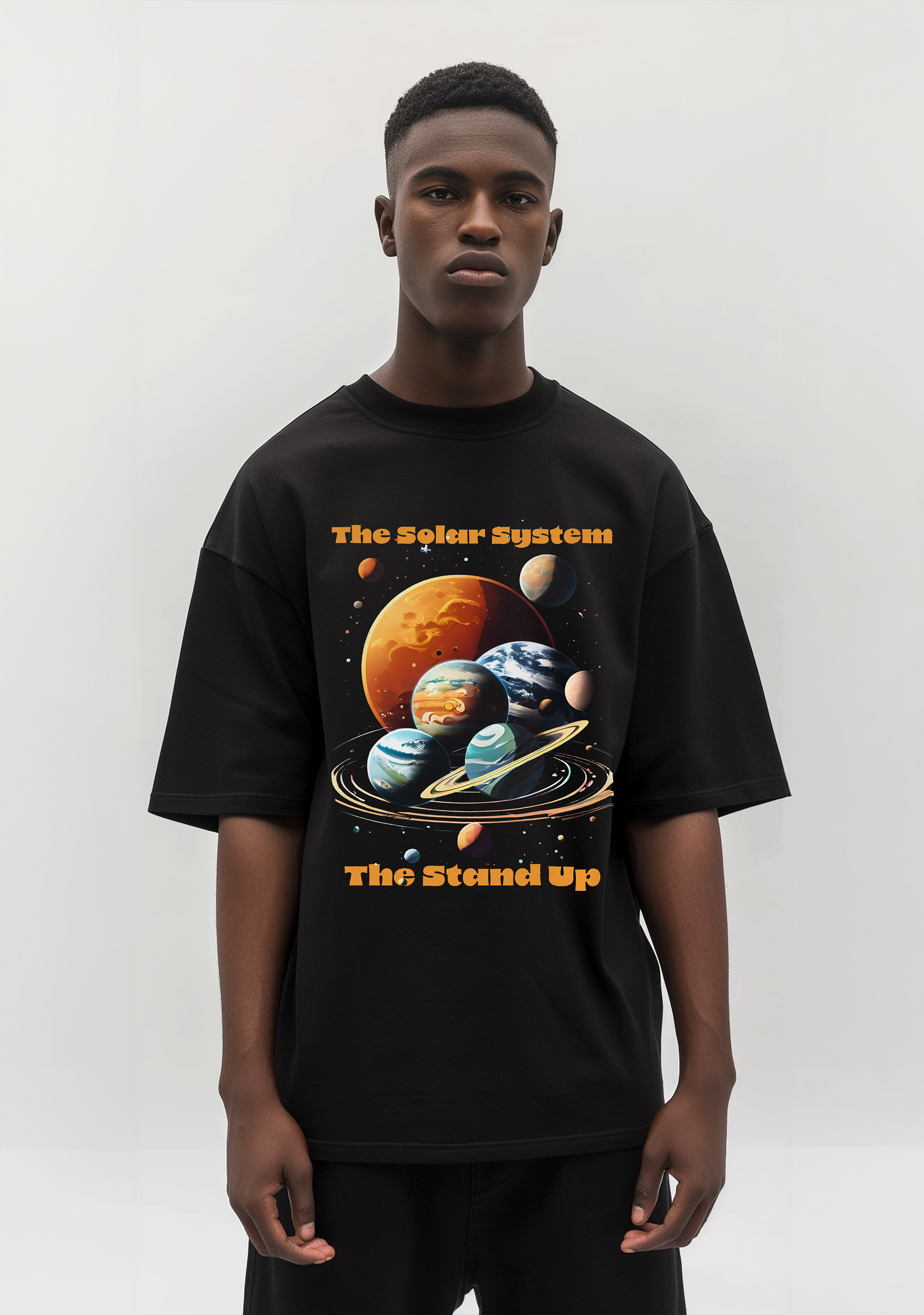 The Solar system Stand Up Show  - Oversized Men's Tshirt