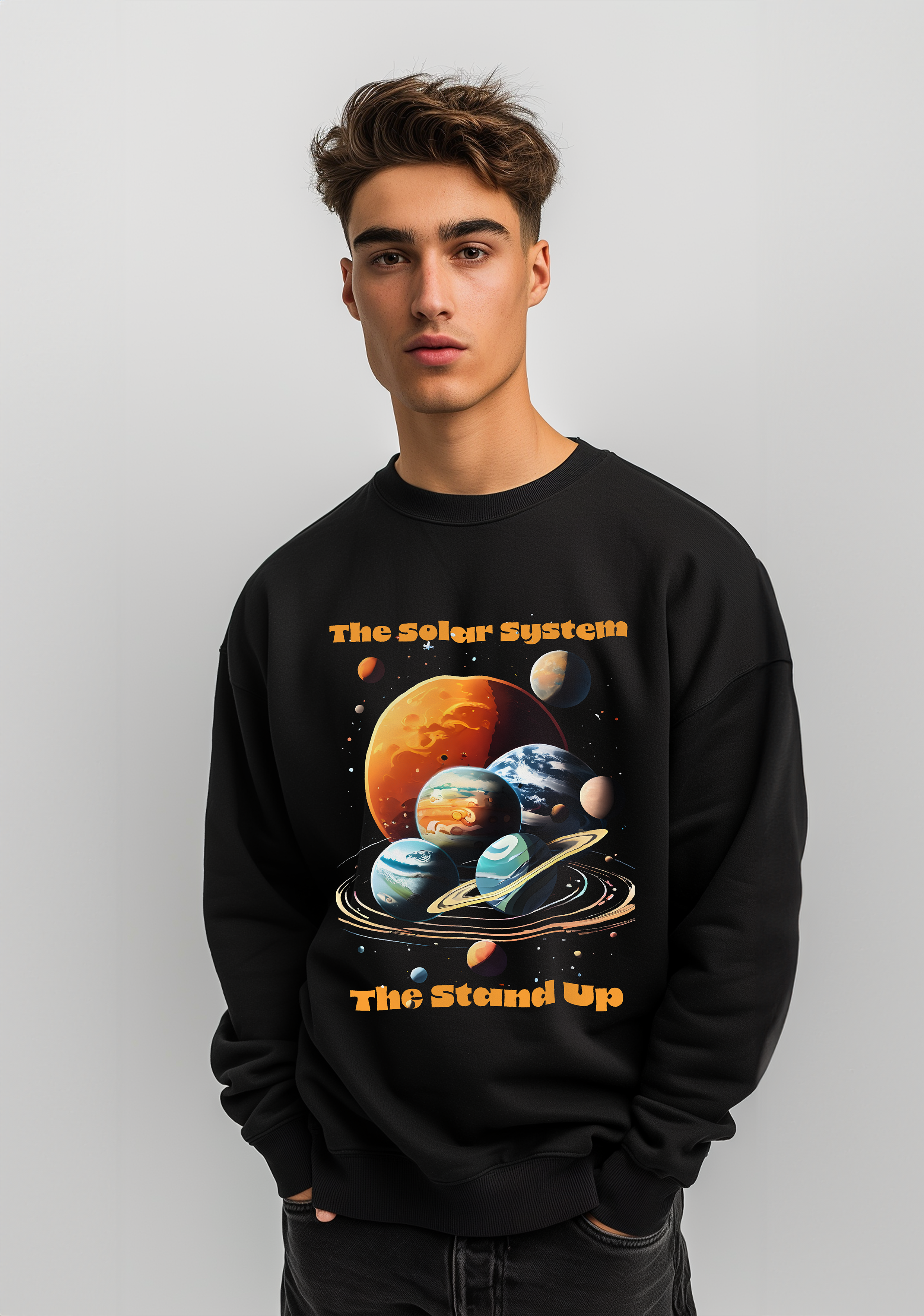 The Solar system Stand Up Show  - Men's Sweat-Shirt