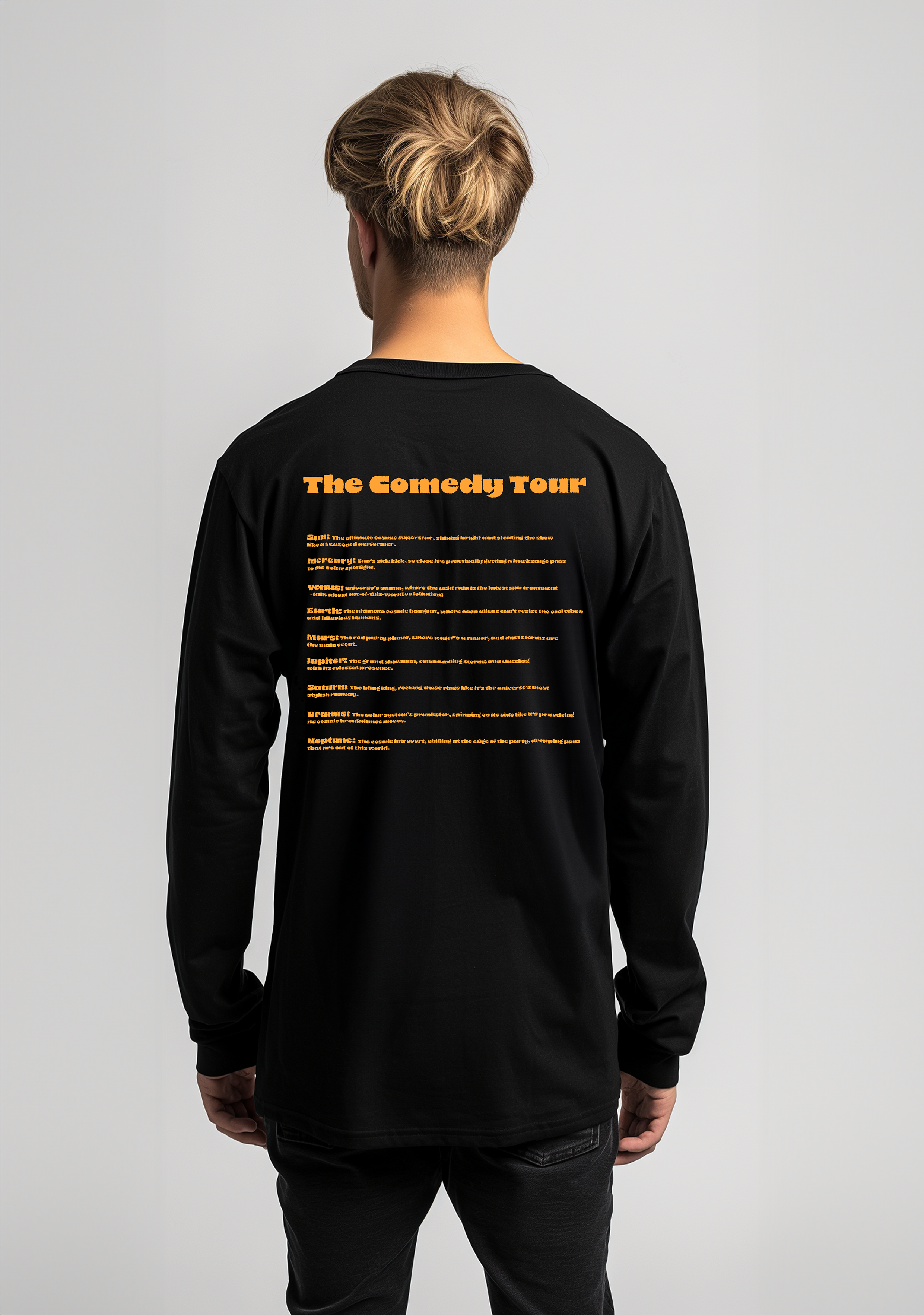 The Solar system Stand Up Show  - Full Sleeves Men's Tshirt