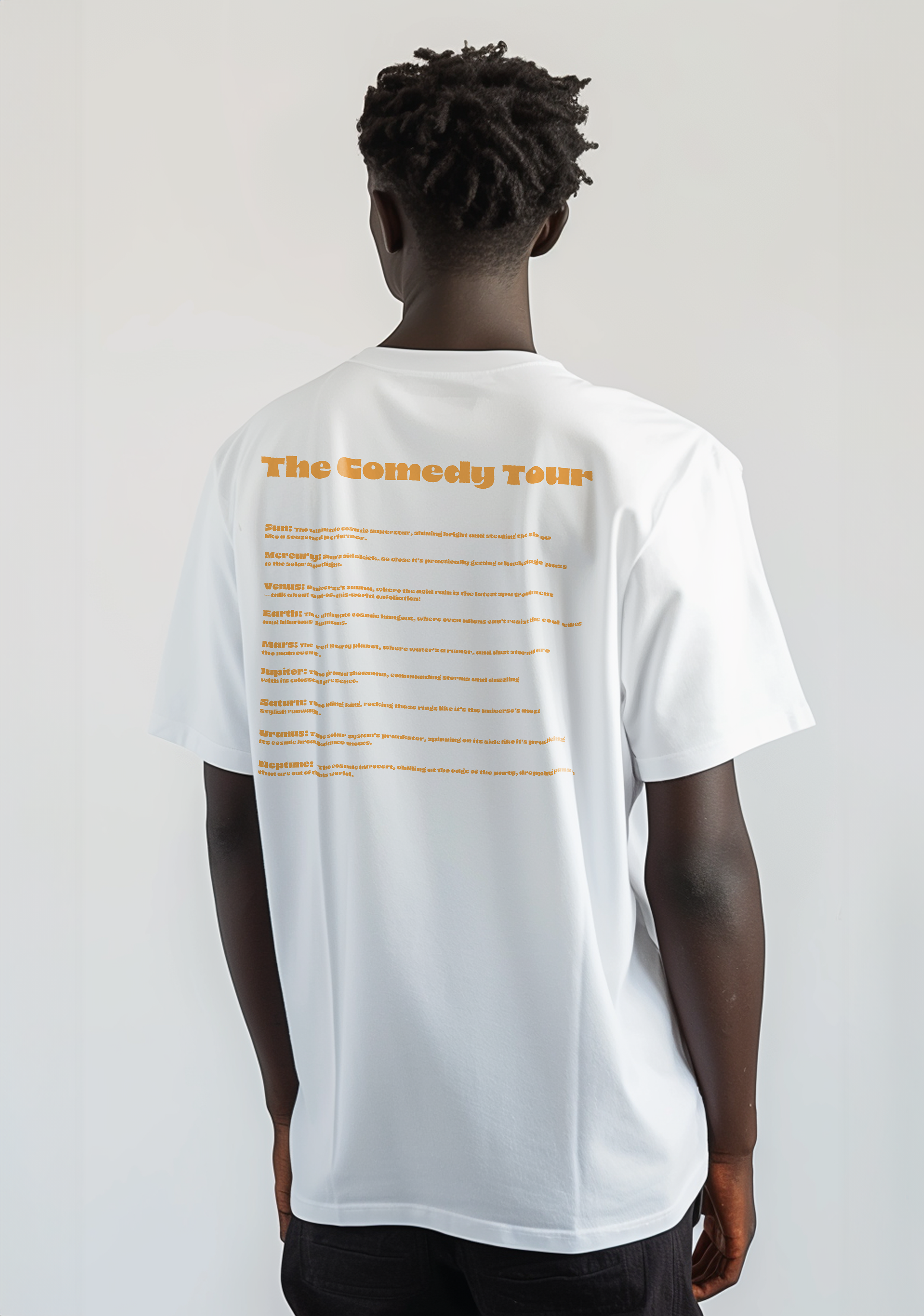 The Solar system Stand Up Show  - Oversized Men's Tshirt