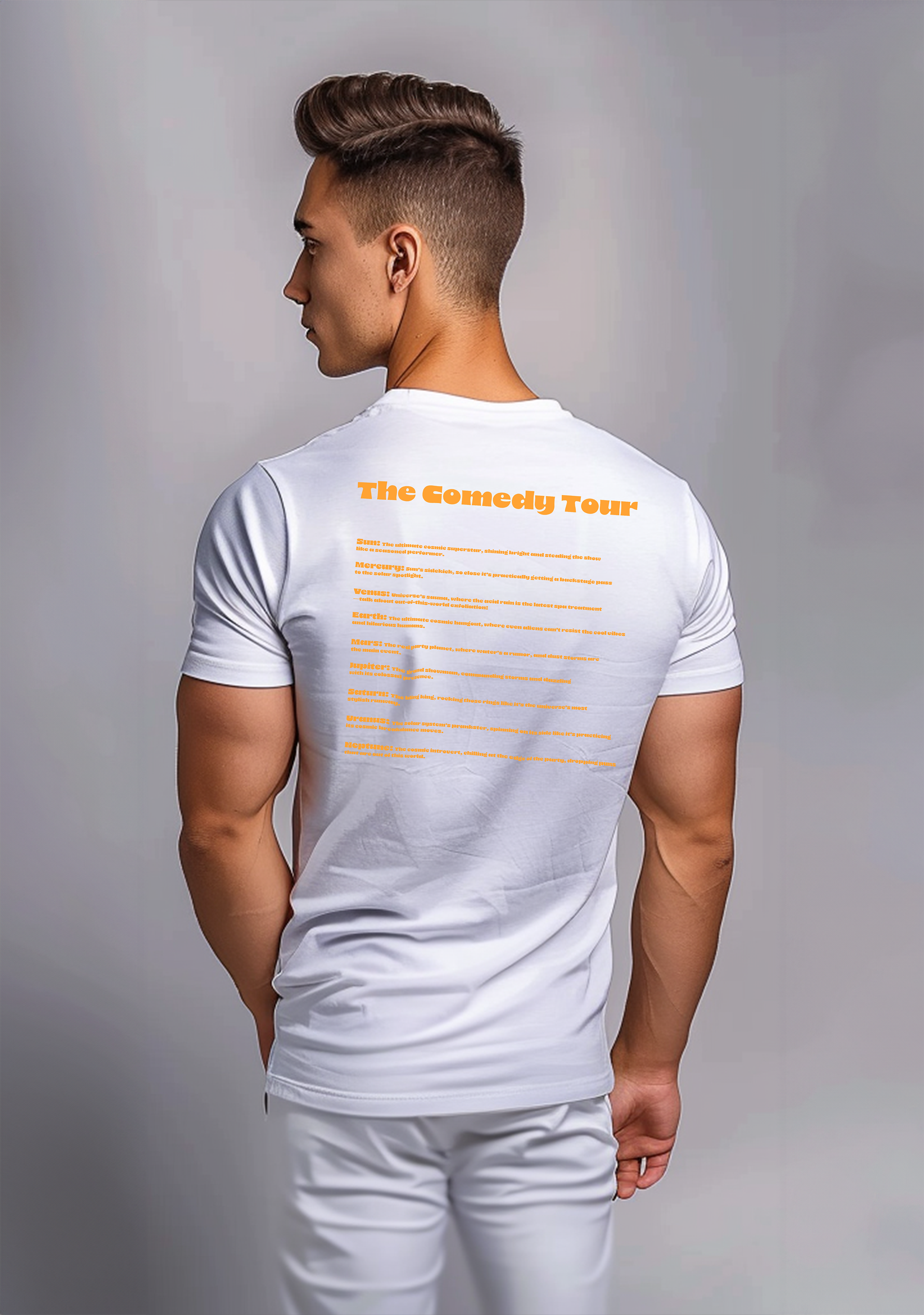 The Solar system Stand Up Show  - Half Sleeves Men's Tshirt