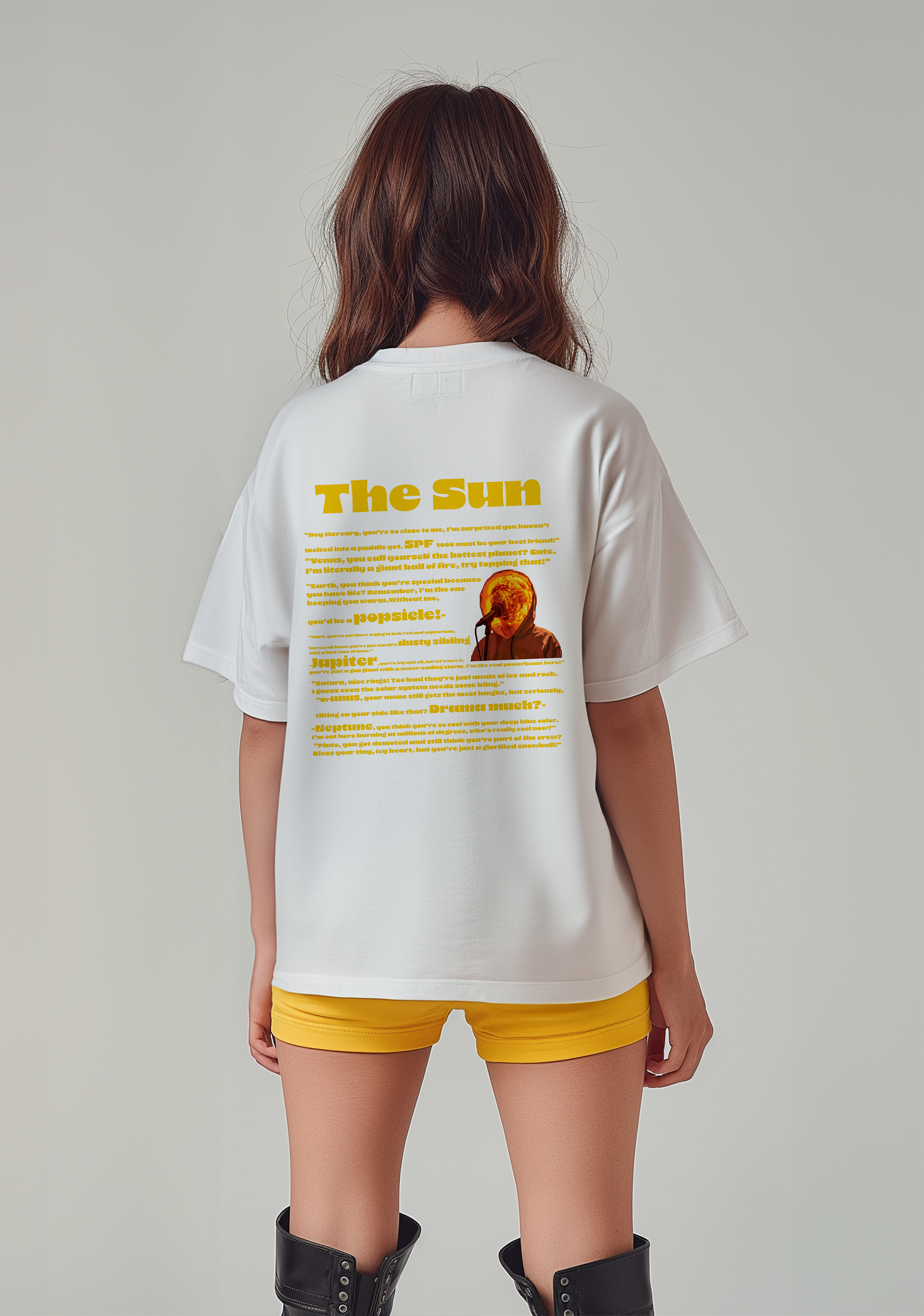 The Sun - Oversized women's Tshirt