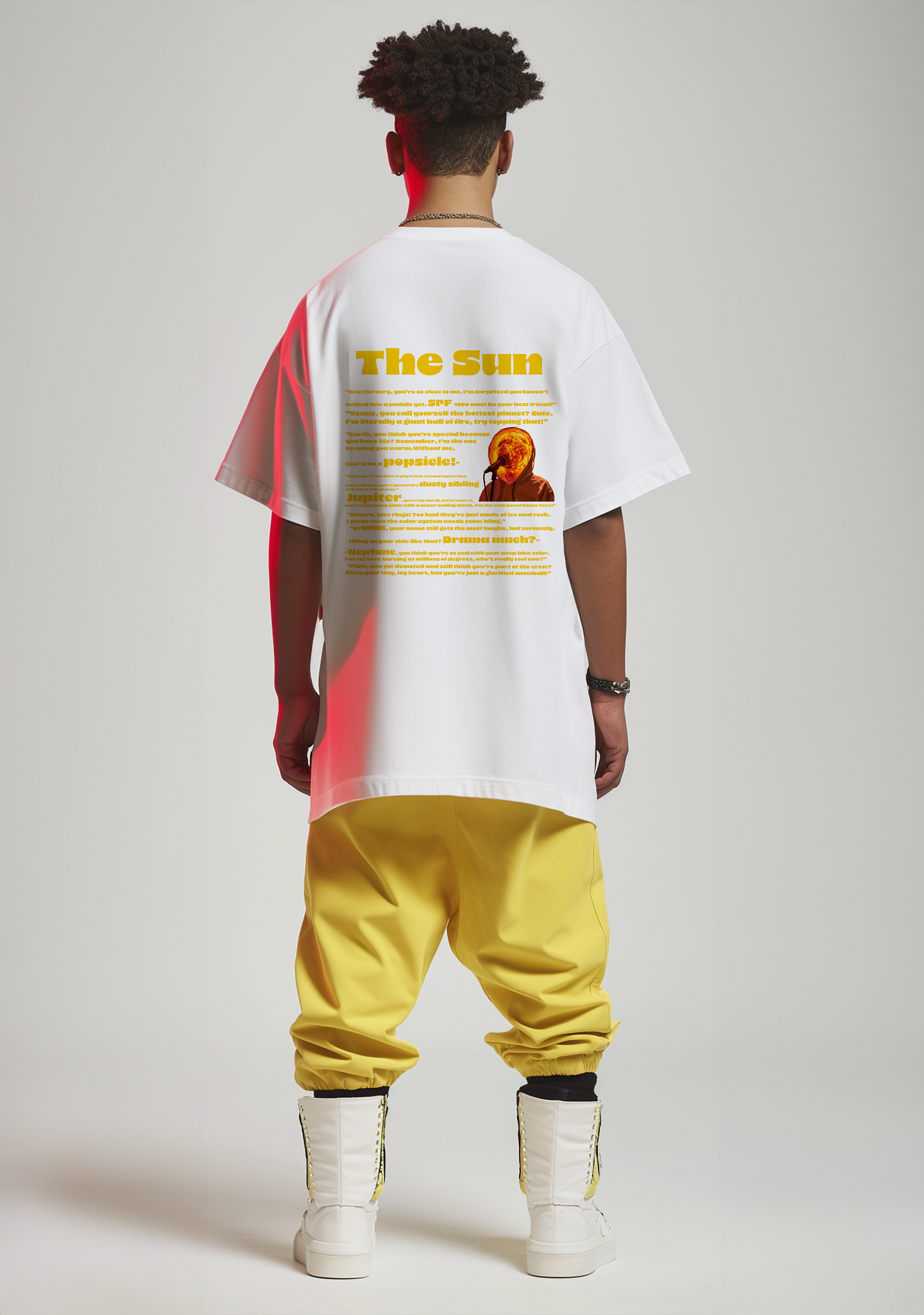The Sun  - Oversized Men's Tshirt
