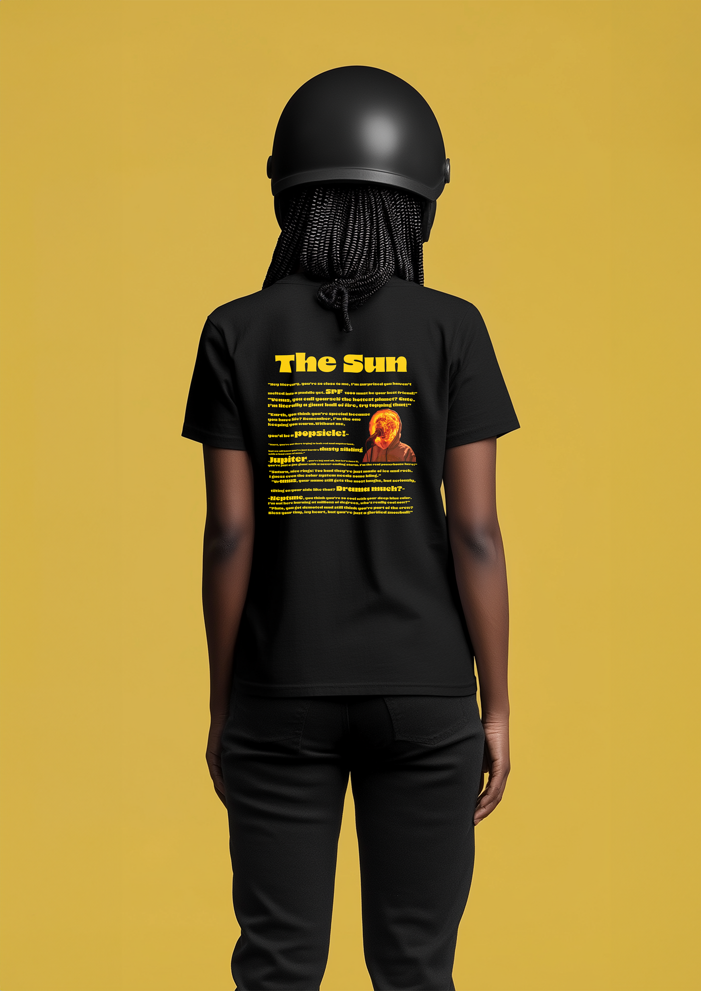 The Sun - Half Sleeves Women's Tshirt