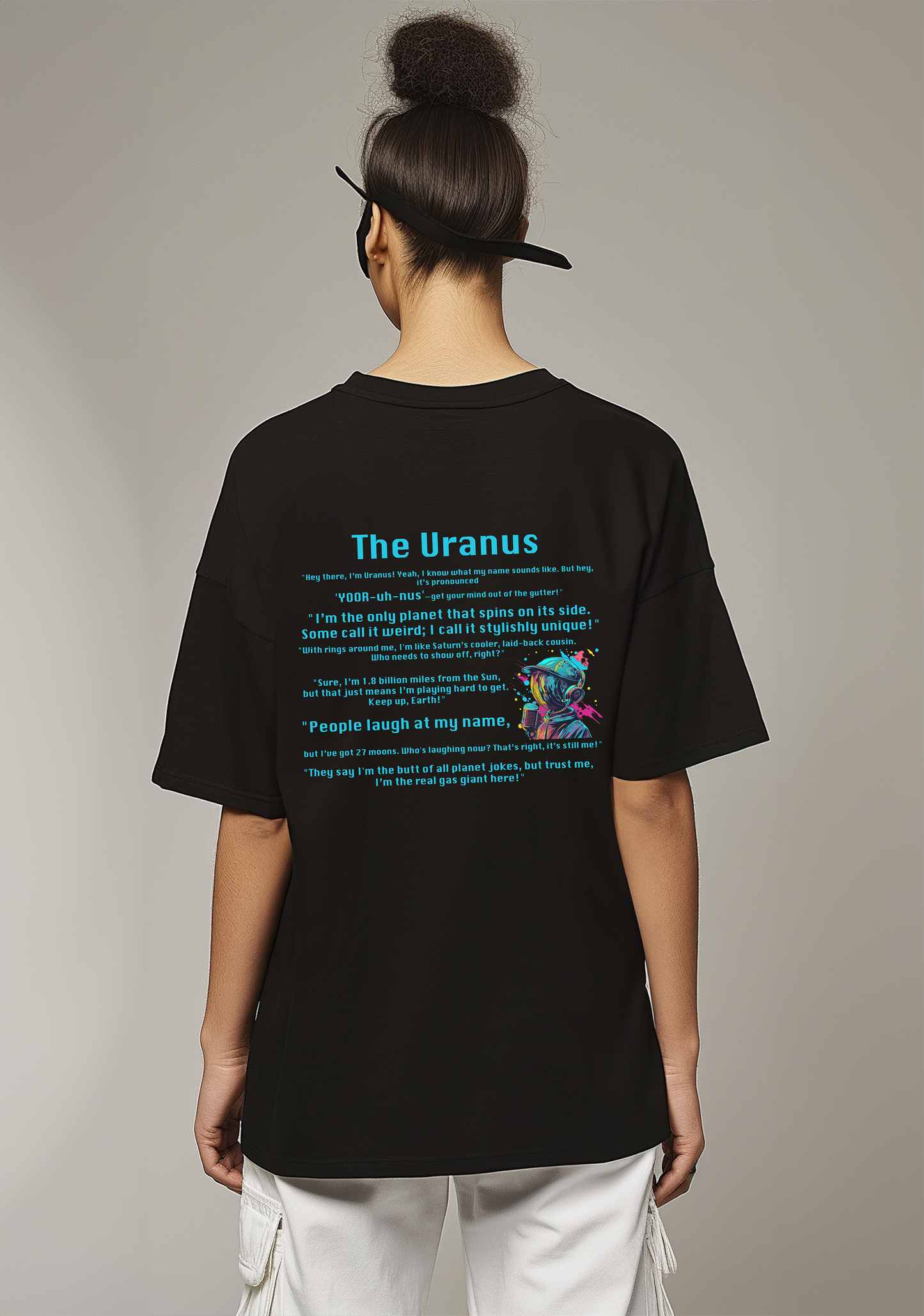 The Uranus  - Oversized women's Tshirt