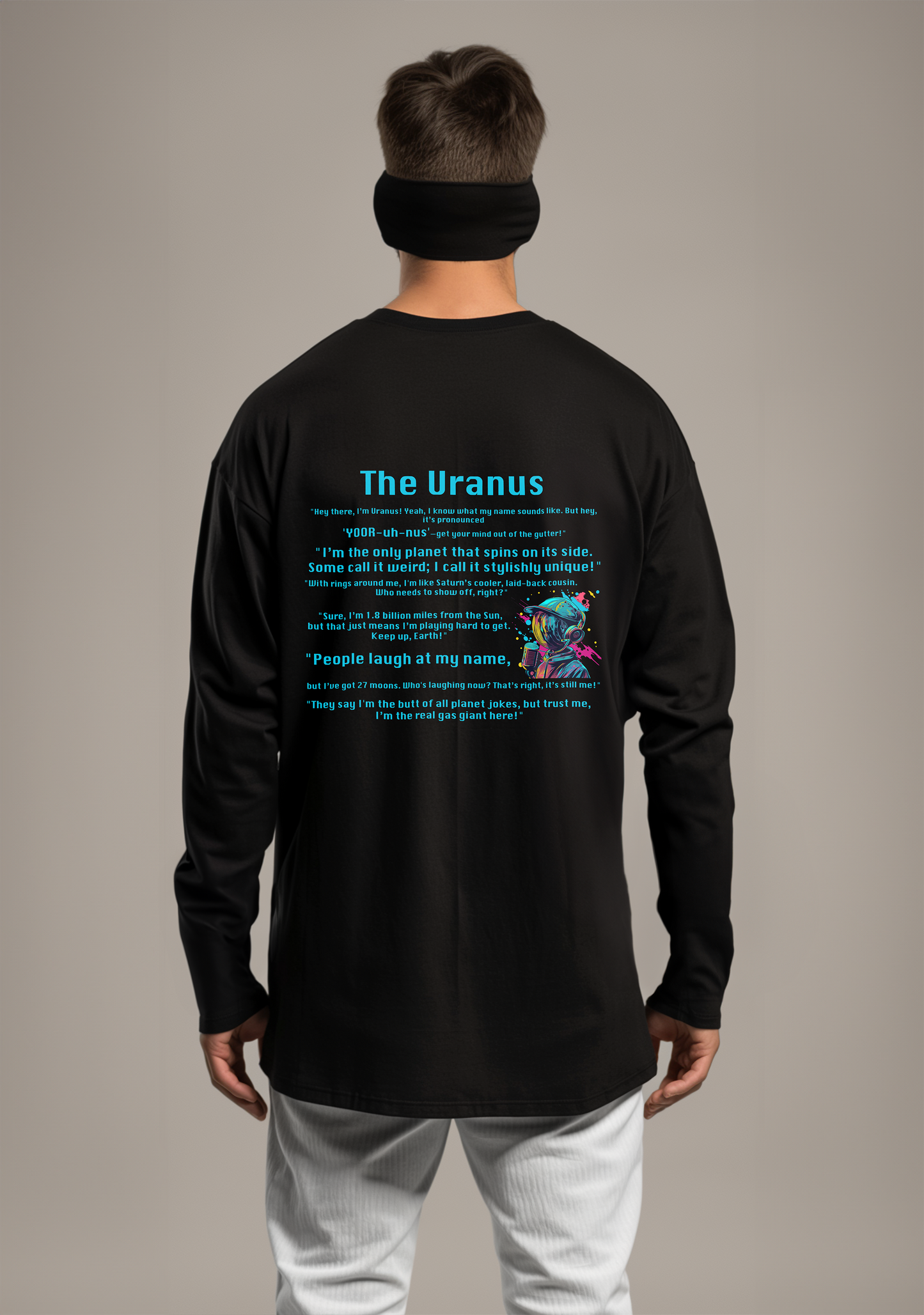 The Uranus  - Full Sleeves Men's Tshirt