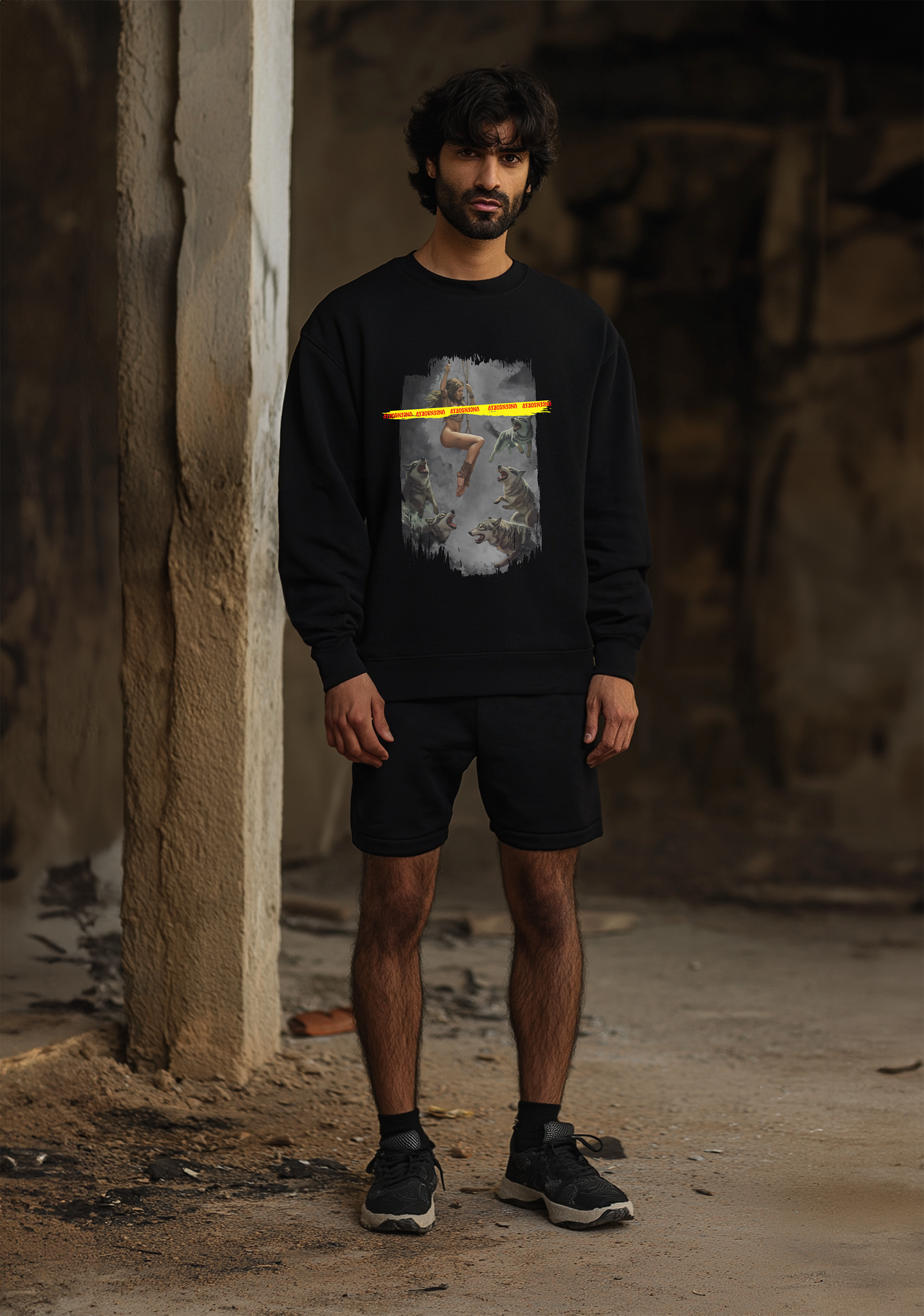 The Wolves and a Girl  - Men's Sweat-Shirt