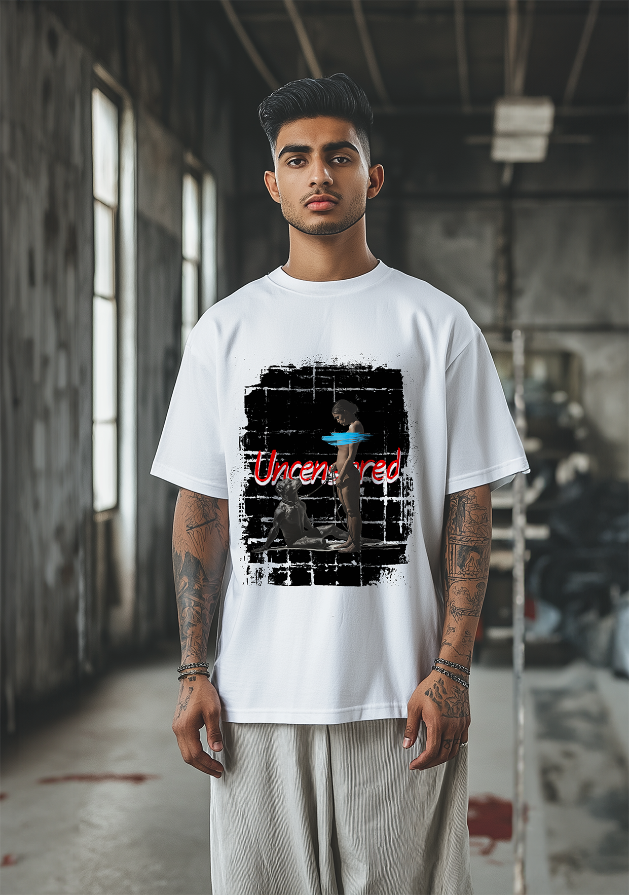 The Dog Lover   - Oversized Men's Tshirt