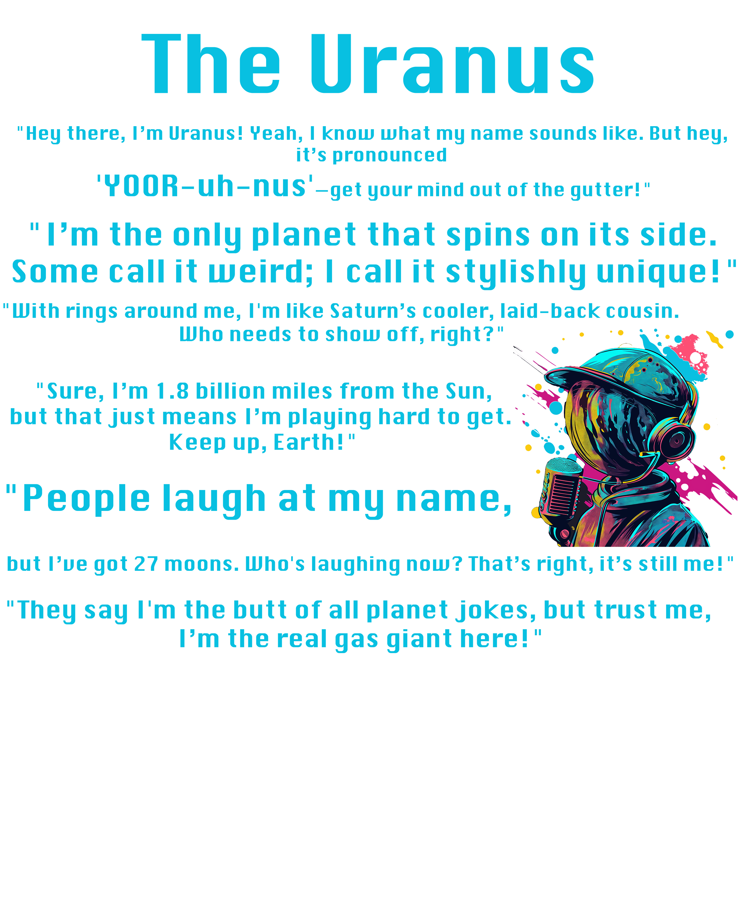 The Uranus  - Full Sleeves Men's Tshirt