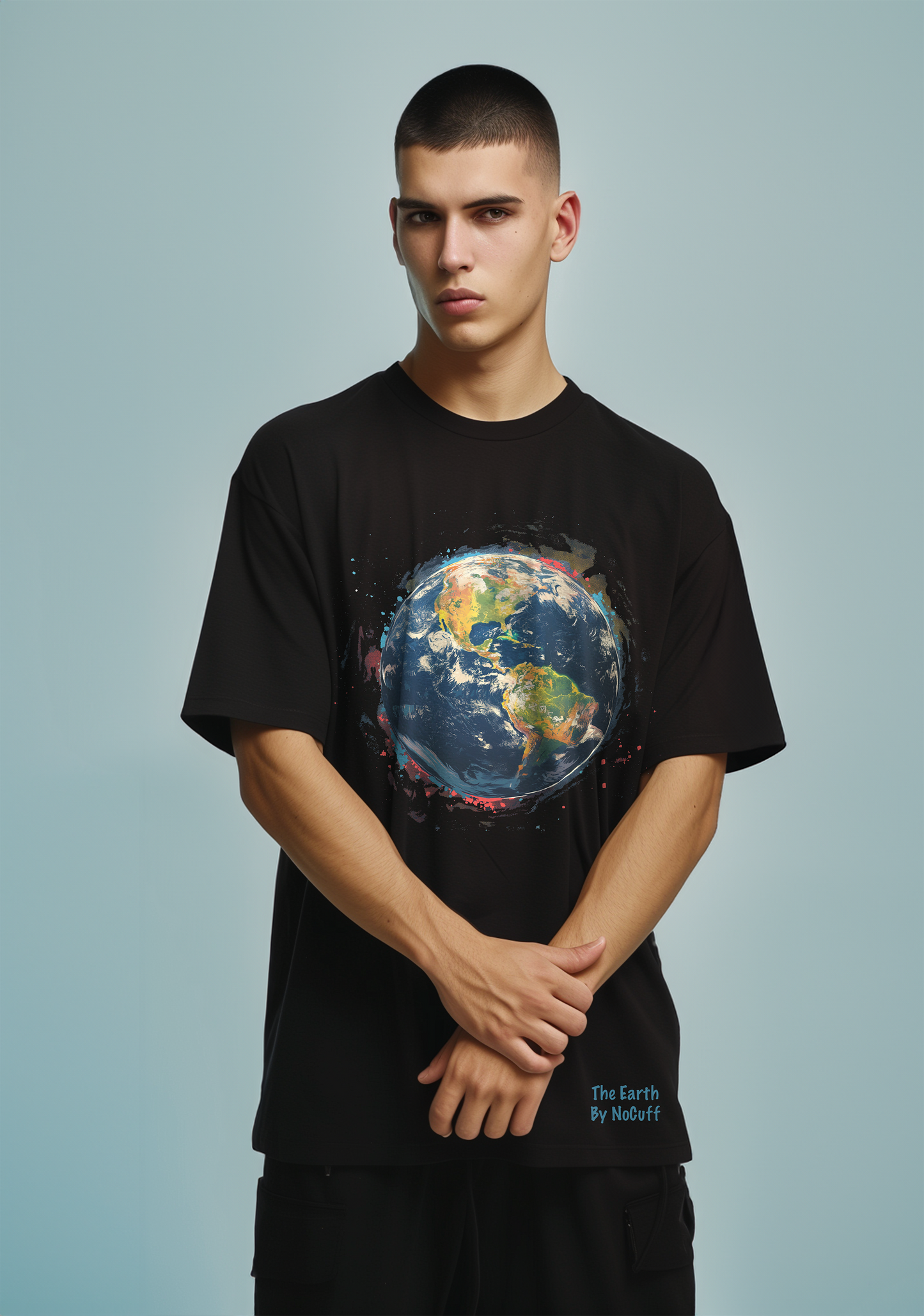 The Earth  - Oversized Men's Tshirt