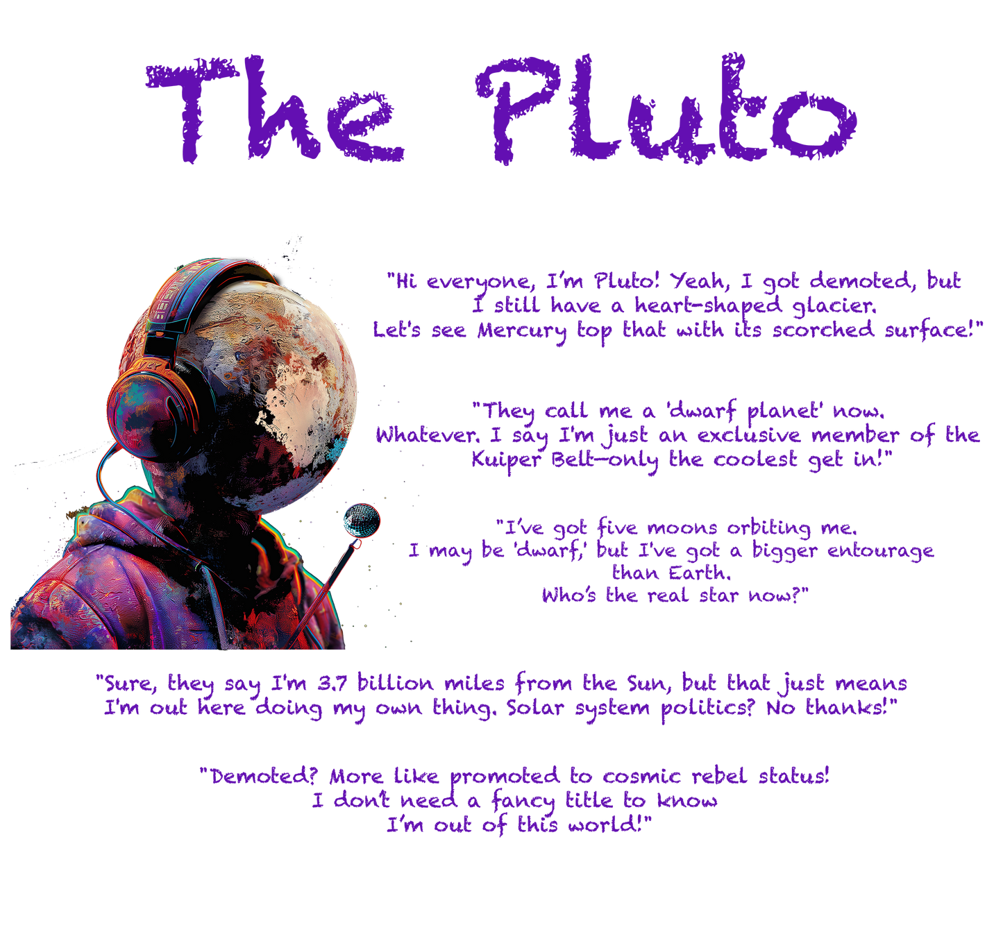 The Pluto  - Full Sleeves women's Tshirt