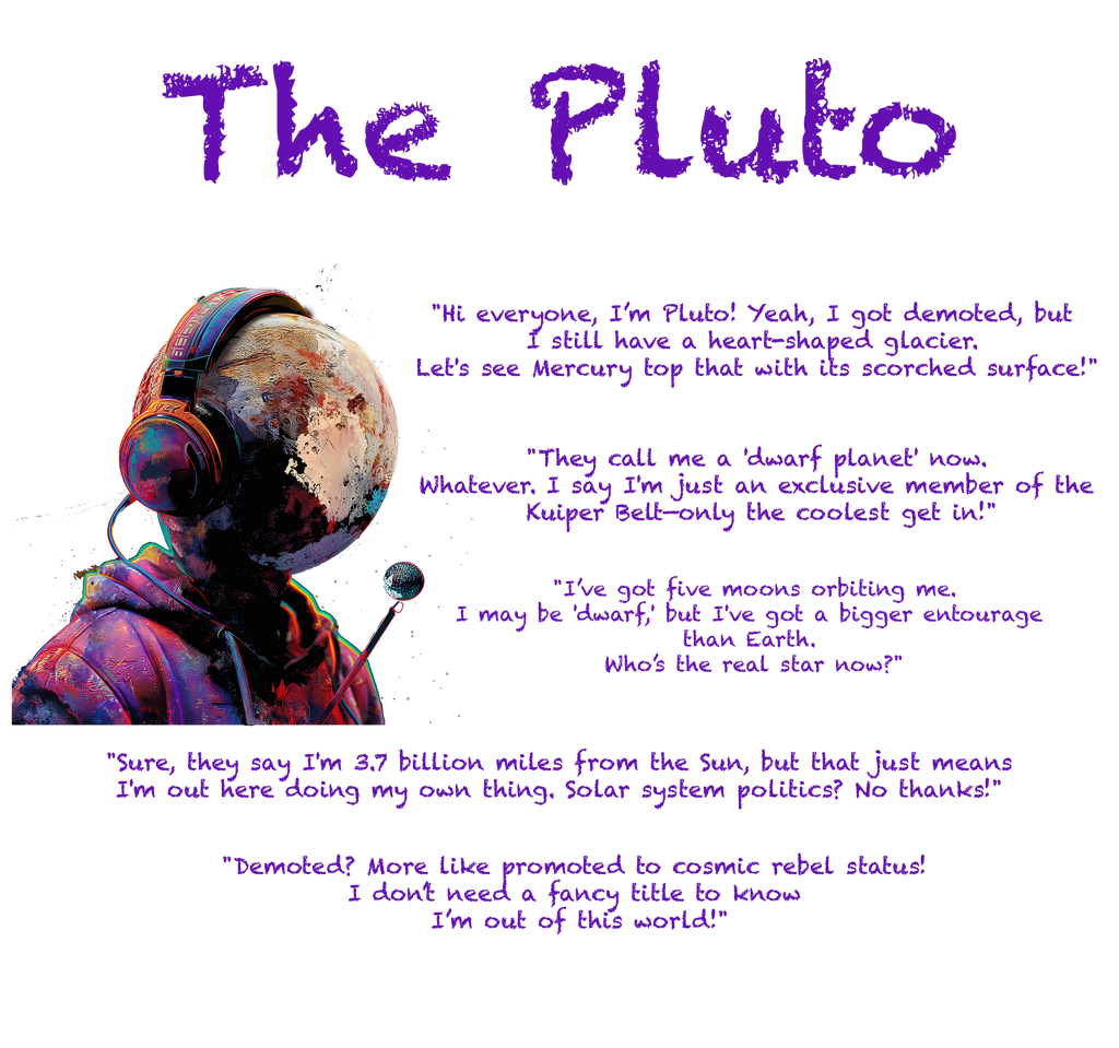 The Pluto  - Half Sleeves Men's Tshirt