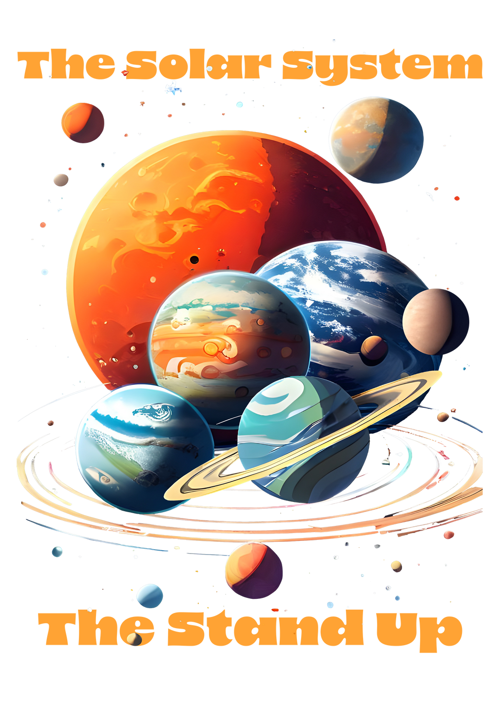 The Solar system Stand Up Show  - Oversized women's Tshirt