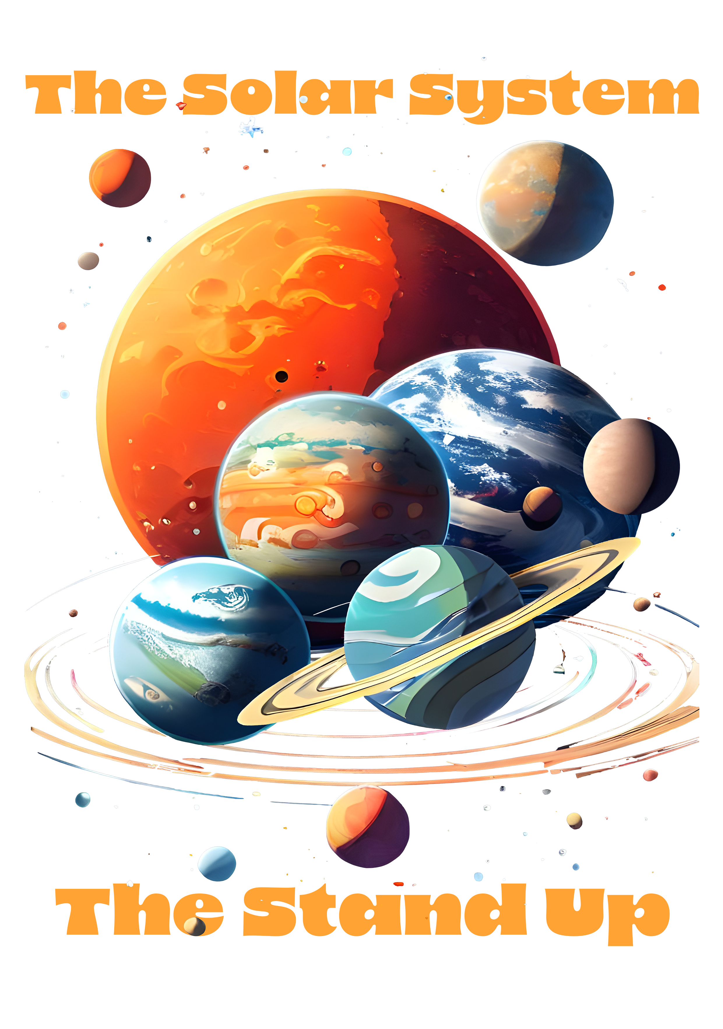 The Solar system Stand Up Show  - Oversized Men's Tshirt