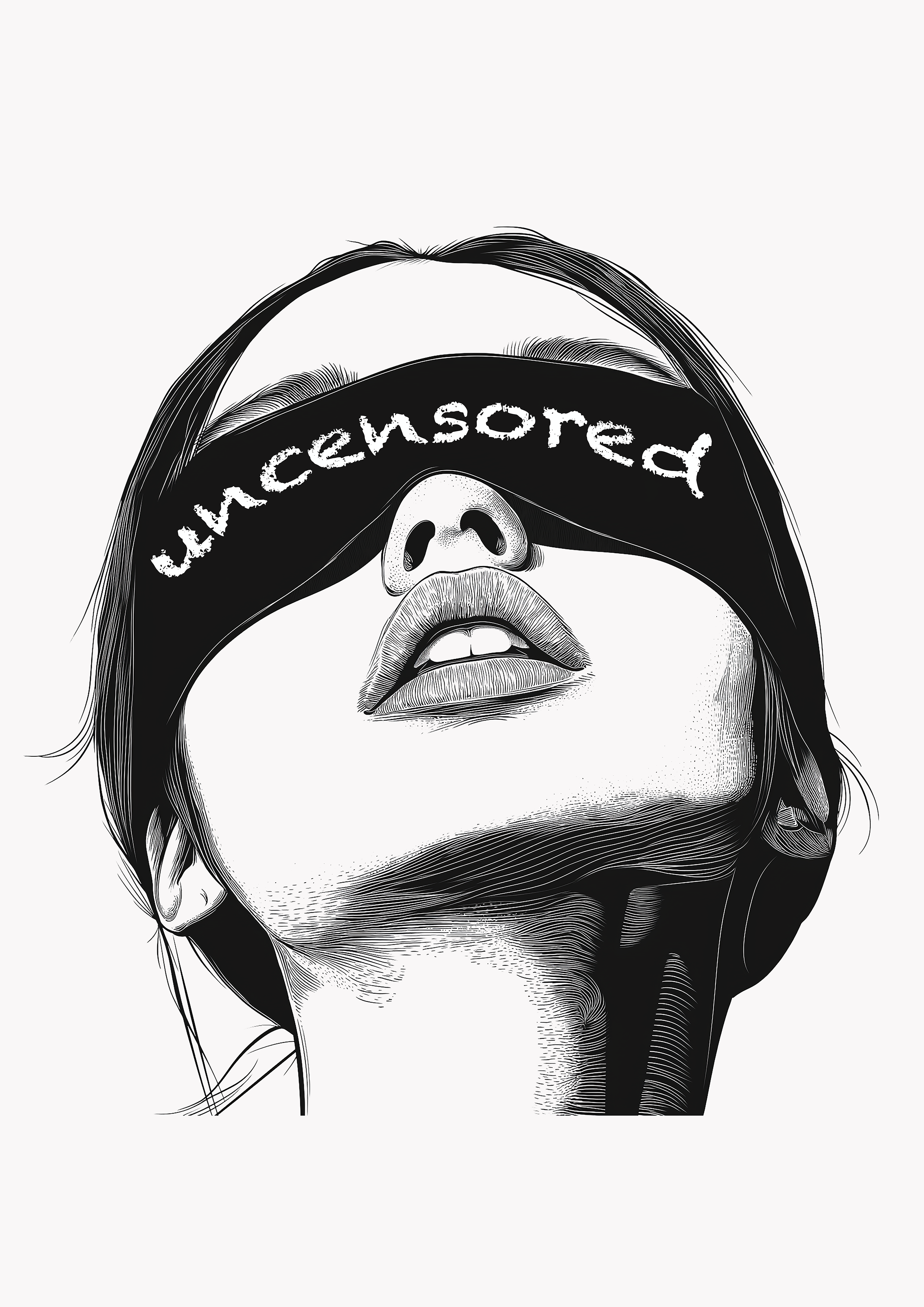 The Blind Fold  - Oversized women's Tshirt