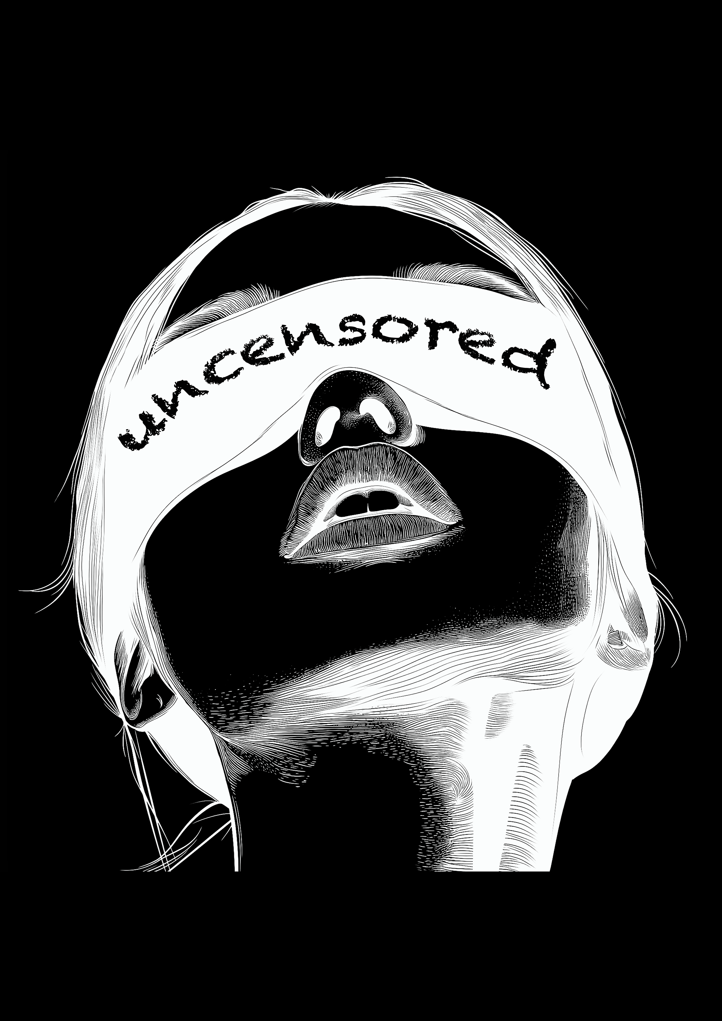 The Blind Fold  - Oversized women's Tshirt