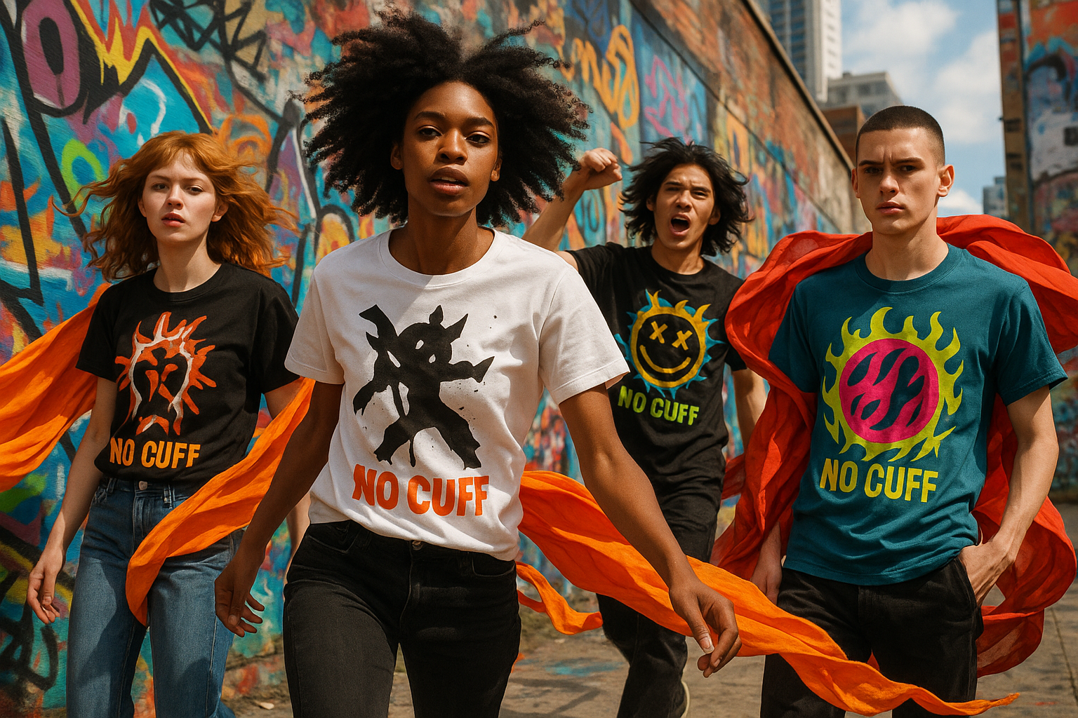 T-shirts Street, Liberating , Welcome to NoCuff, where fashion knows no bounds. At NoCuff, we believe in liberating style from the constraints of convention. Our brand is more than just clothing and accessories; it's a statement of freedom, expression, and individuality.